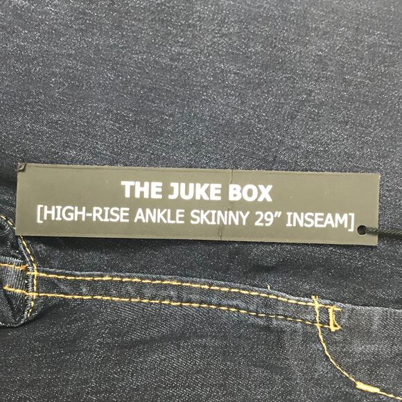 Blank NYC The Juke Box High Rise Ankle Skinny Jean Dark Wash Size 24 - Picture 5 of 10